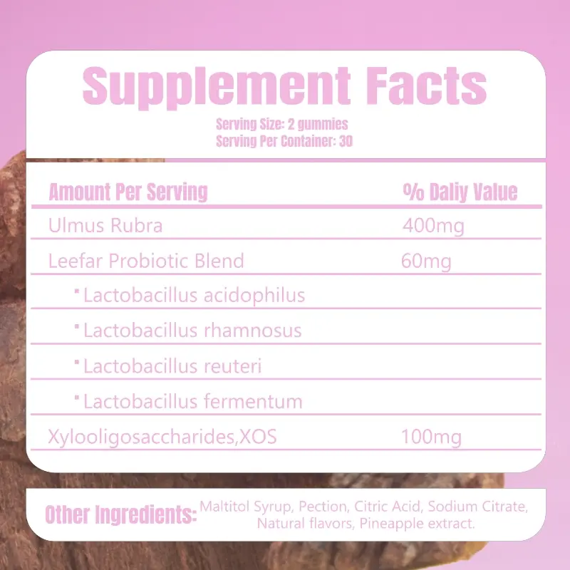 Product Introduction of LEEFAR Her Juicy  Feminine Probiotics Gummies- All in One Solution with Slippery Elm and Prebiotics&Lactobacillus Probiotic Blend for Women’s pH Balance and Dryness - Hawaiian Pineapple Gummies 60 Count probiotics  women 1