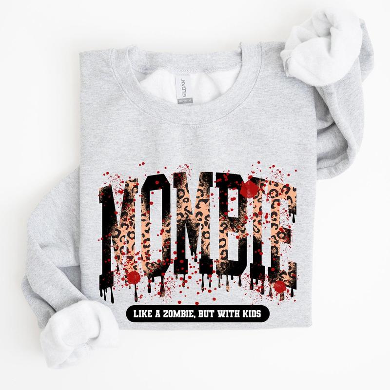 Halloween Mombie Zombie Spooky Mom Graphic T-Shirt Halloween Mombie Zombie Spooky Mom Graphic T-Shirt