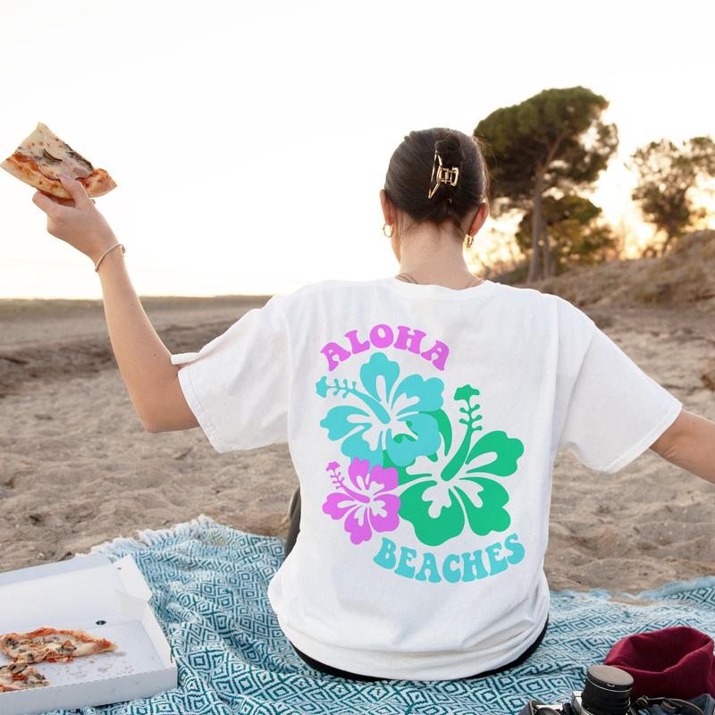 Aloha Beaches Shirt | Cute Hawaii Aloha Vacation Tshirt Gift Aloha Beaches Shirt | Cute Hawaii Aloha Vacation Tshirt Gift