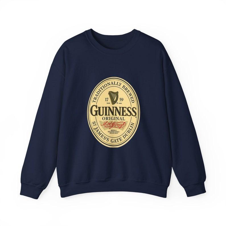 TikTok Shop Guinness Beer Sweatshirt Irish Dry Stout Sweater Beer Apparel Have A Guinness When You re Tired Gift For Him Crewneck Sweatshirt Retro Fall Sweatshirt Collection Sweatshirt Trending Tiktok...