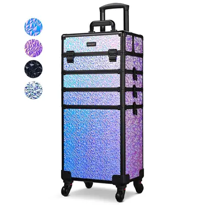 4 Tier Lockable Cosmetic hotsell Makeup Case