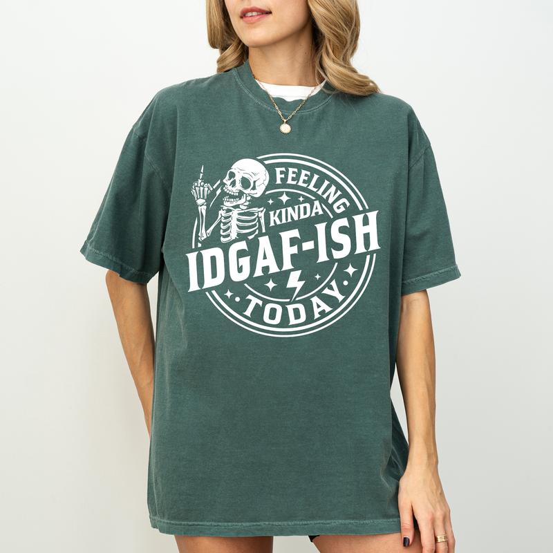 Womens Feeling Kinda Idgafish Today Funny Fishing Lady T-Shirt Womens Feeling Kinda Idgafish Today Funny Fishing Lady T-Shirt