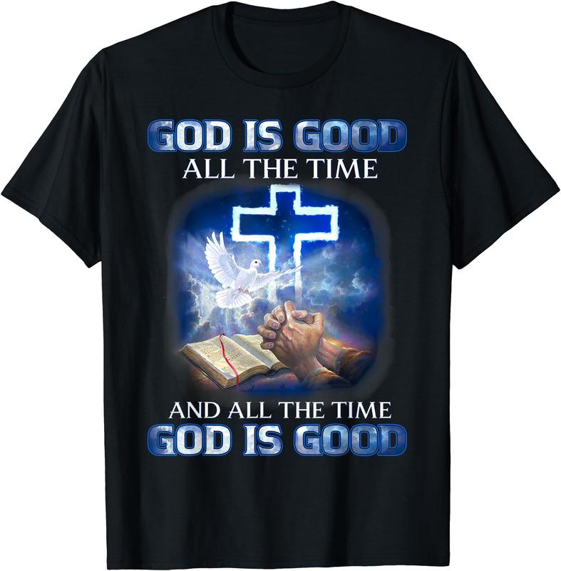 God is Good Christian Cross Colorful T Shirt God is Good Christian Cross Colorful T Shirt