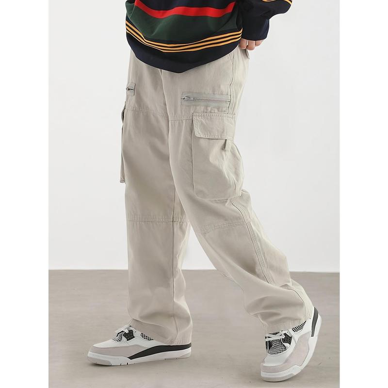 Casual Solid Pocket Loose Solid Color Bottoms Casual Solid Pocket Loose Solid Color Bottoms