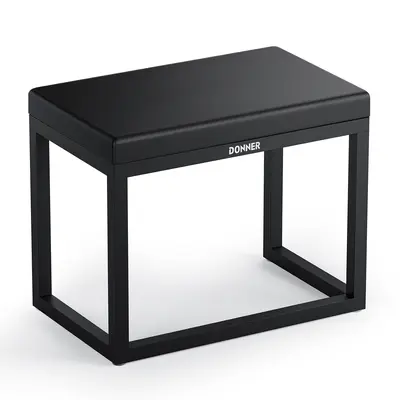 VEVOR Piano Keyboard Bench Storage Padded Seat Wooden Vanity Bookcase Stool | VEVOR EU