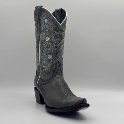 Laredo Women's Secret Garden Mid-Calf Western Boot - Floral Embroidery, Square Toe, Comfort Insole - View #6