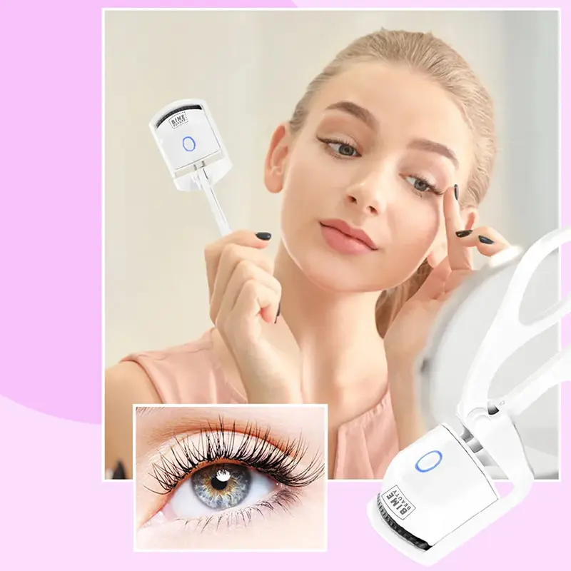 Bime Beauty Electric Heated Eyelash Curler | Long-Lasting Eyelash Curler Professional Eye Makeup Tool | Curl Eyelashes Effortlessly 1