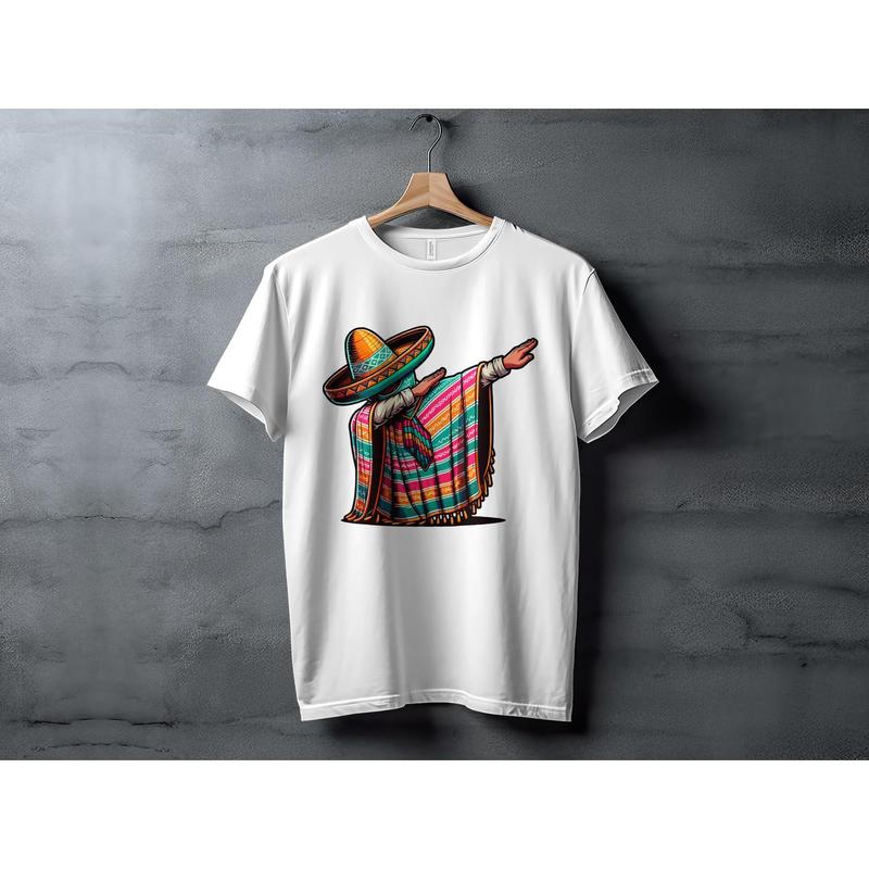 Cinco De Mayo T-Shirt Dabbing Taco Tee Mexican Sombrero Gift Cinco De Mayo T-Shirt Dabbing Taco Tee Mexican Sombrero Gift