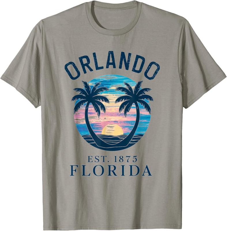 Orlando Florida Vacation Palm Beach Vintage Design T-Shirt Orlando Florida Vacation Palm Beach Vintage Design T-Shirt
