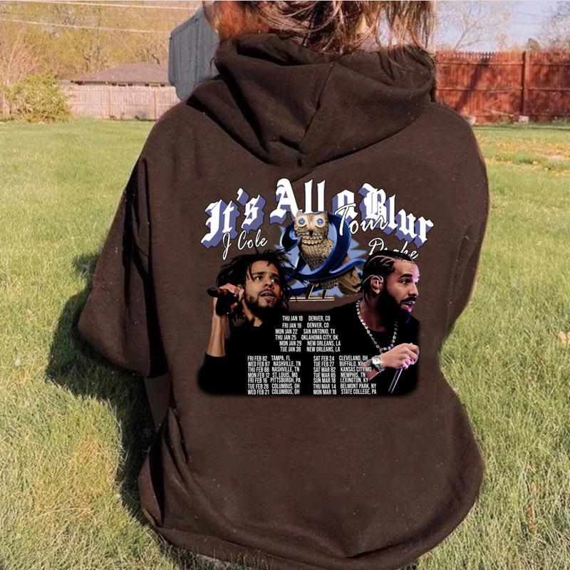 J cole tour shops hoodie