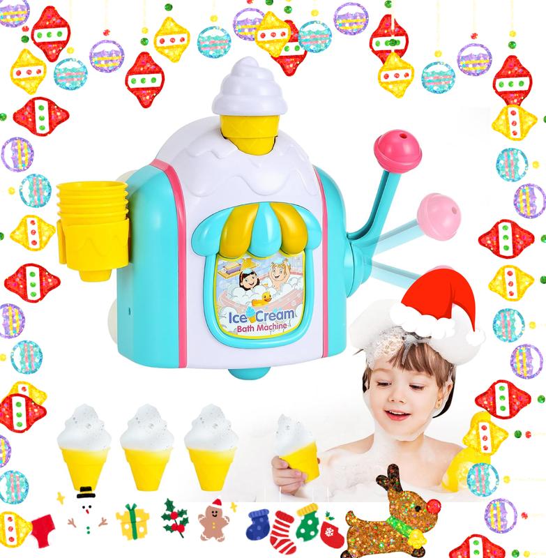 Machine A Glace Oioii Baby Bath Toys, Ice Cream Bubble Machine Toddler Bath Tub Shower Toys, Bath Toys For Kids Ages 1 2 3 4 Toddlers Ages 6 12 18 Month As Show Baby Bathtub - View #13