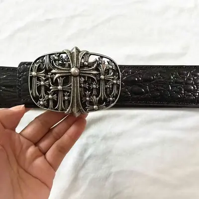 Selected Faze Banks Chrome Hearts Belt Buckle TikTok Shop