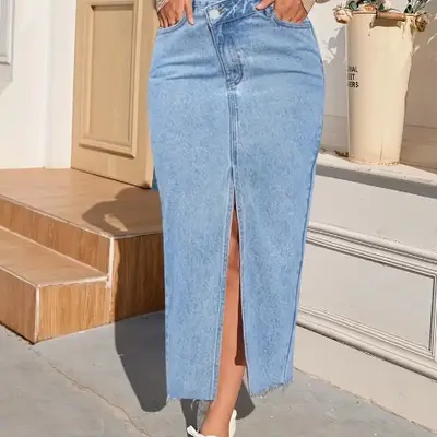 High waisted jean skirt forever 21 best sale