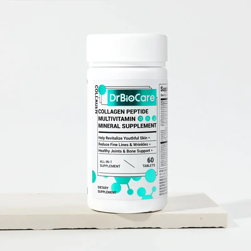 Product Introduction of DrBioCare Collagen 3 bottle, Vitamin & Mineral, Vb & Multivitamin, Contains Vd3, VC, Probiotics,VE,Healthcare Supplement Dietary Colagen 24