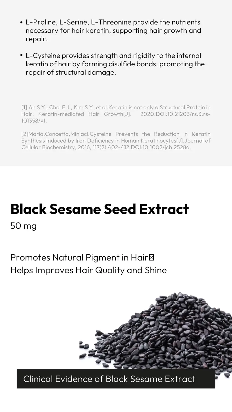 Product Introduction of BIGVITA Hair+ | Vegan Gluten Free Haircare Supplements for Women and Men, Vitamins for Healthy Natural Faster Hair Growth 13