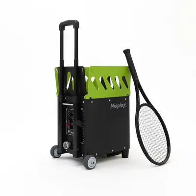 Tennis Ball Thrower Machine ADIBO T500 Tennis Ball Machine - Dual Motor With Topspin/Backspin, 87MPH Max Speed Tennis Practice Machine