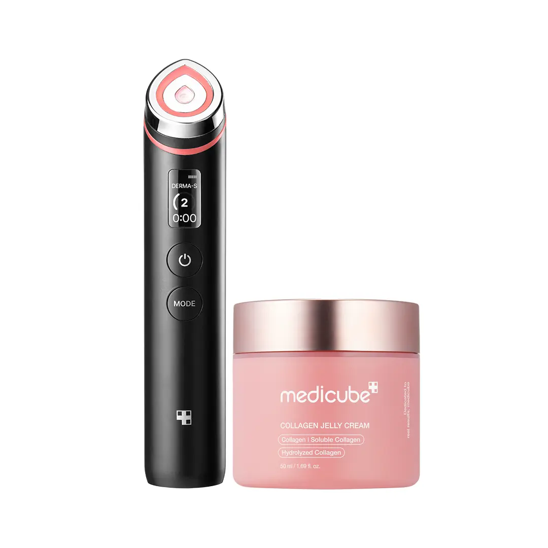 [Official Shop] 310M Celebrity Glass Skin DuoㅣKorea's No.1 Glass Glow Device + Collagen Jelly Cream OR Deep Vita C Cream