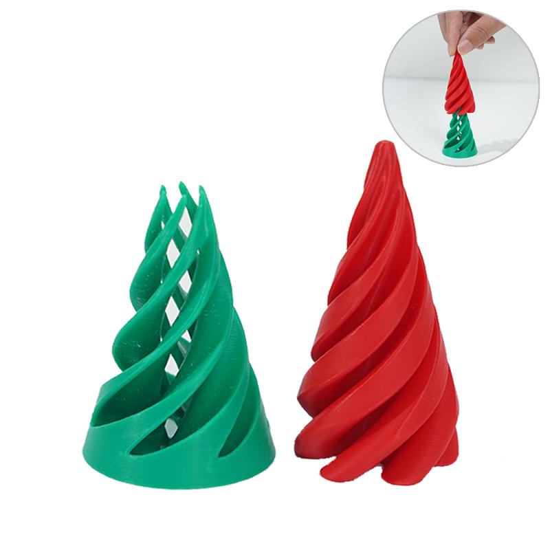 Impossible Pyramid Passthrough Sculpture 3D Printed Spiral Cone Fidget ...