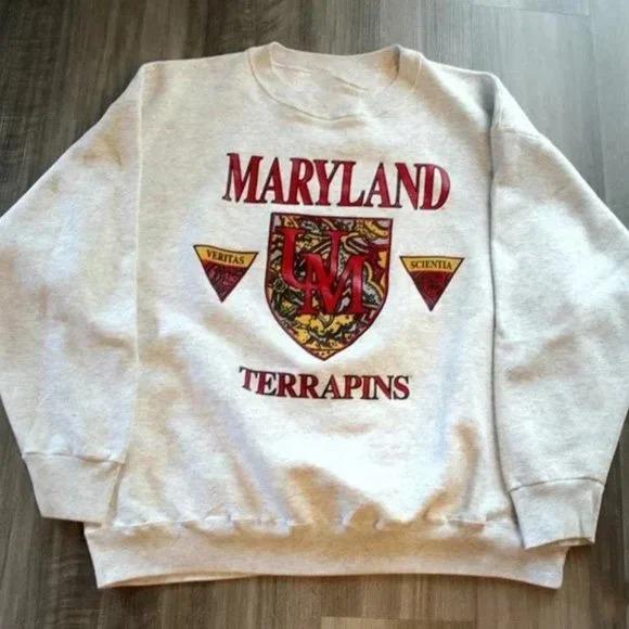 TikTok Shop Vintage Maryland ACC Football Basketball Sweatshirt