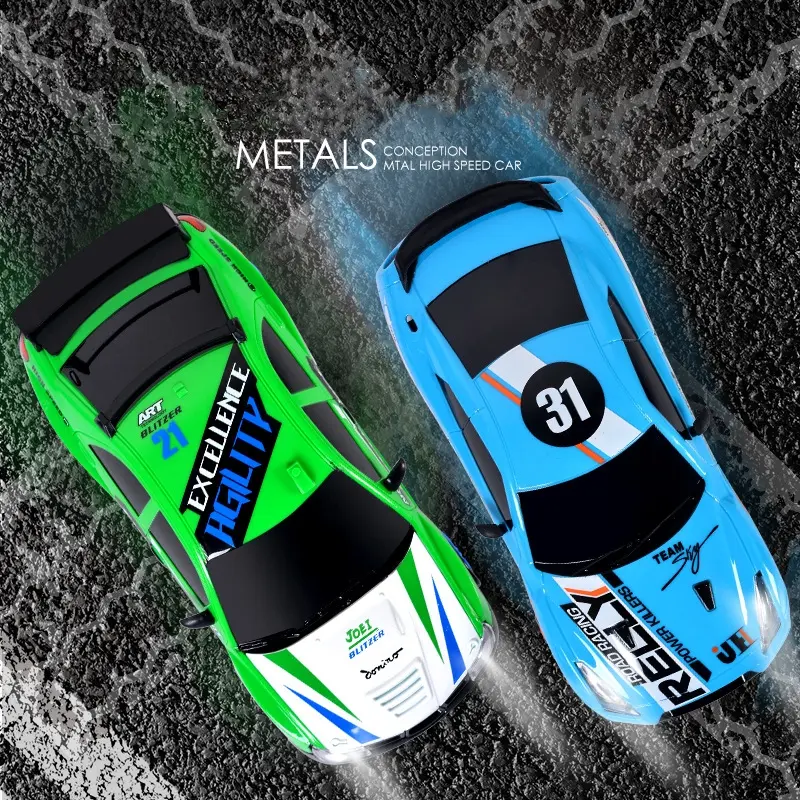 Remote Control Car RC Drift Car Valentine's Day Gift 2.4GHz 1:24 Scale 4WD 15KM/H High Speed Model Vehicle LED Lights Drifting Tire Racing Sport Toy Car for Adult Boy Girl Kid Gift 2