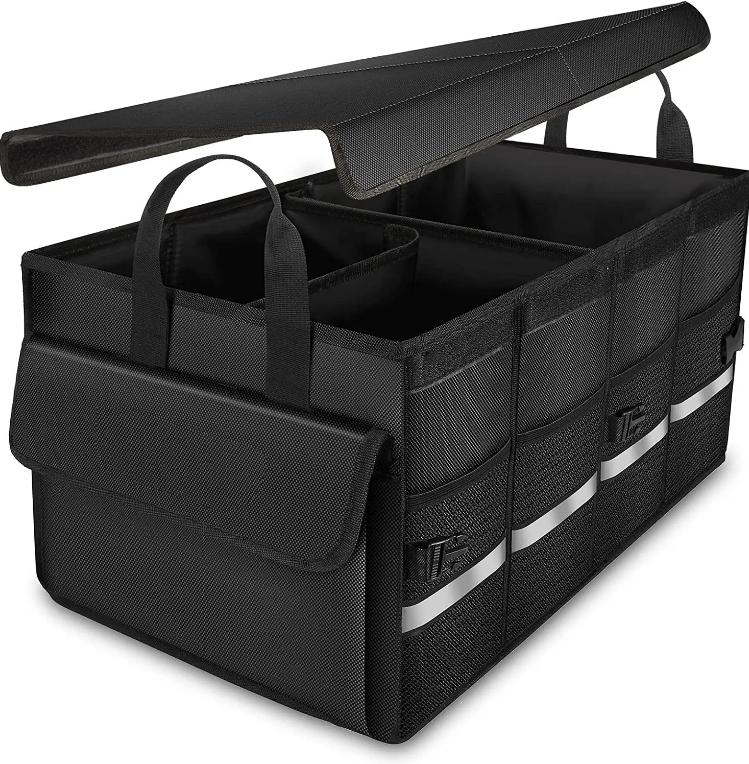 Organizzatore Bagagliaio Auto Impermeabile | Compartimenti Multipli, Pieghevole Con Maniglie