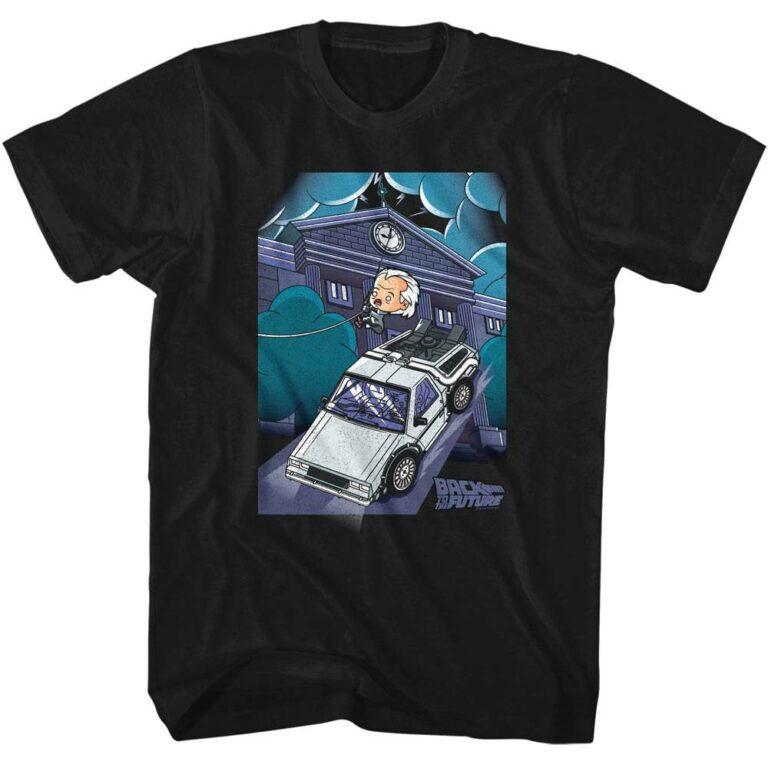 Back To The Future Movie Poster Graphic T-Shirt Back To The Future Movie Poster Graphic T-Shirt