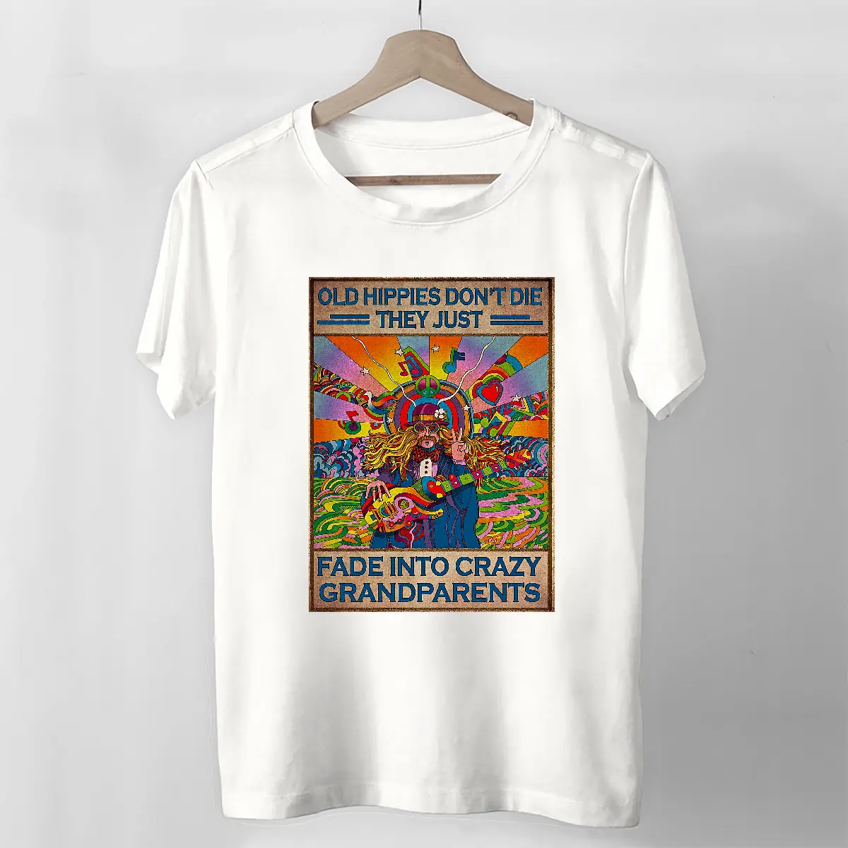 Old Hippies Don T Die Crazy Grandparents T Shirt Men Women Old Hippies Don T Die Crazy Grandparents T Shirt Men Women