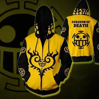 Anime rudimentary Hoodie Trafalgar Law Hoodies