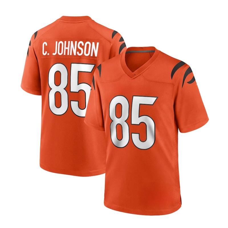 TikTok Shop C Johnson 85 Bengals Jersey C Johnson 85 Bengals Shirt Bengals Limited Jersey Custom Bengals Jersey Personalized Bengals Jersey