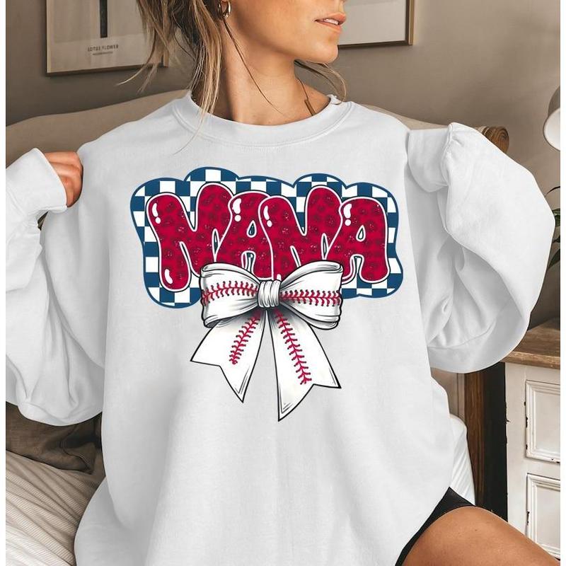 Baseball Checkered Mama Tee Baseball Checkered Mama Tee