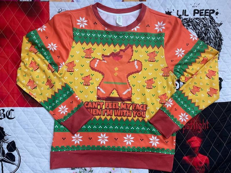 TikTok Shop Bring Me The Horizon Ugly Christmas Sweater Menswear Tops Sweaters Big Unisex