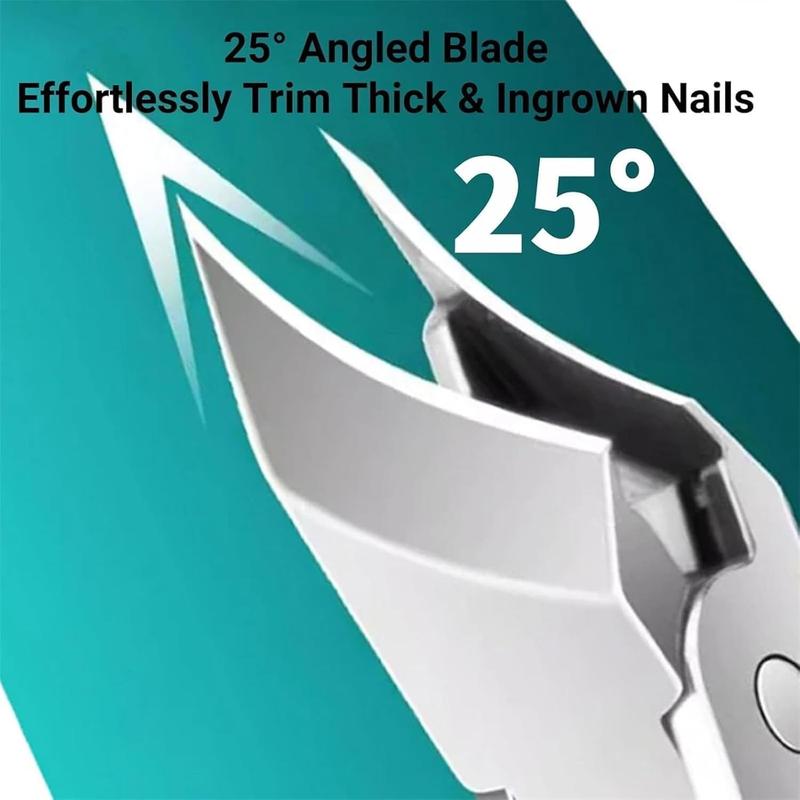 Green Nail Care Tool Set – Includes Thick Nail Clipper, Ingrown Nail Lifter & Nail File | Beveled Eagle Beak Design, Large Opening, Anti-Splash, for Thick & Hard Nails 10 52a16dc8c0ce46cd815e403d7cbb5cdc~tplv omjb5zjo8w resize jpeg:800:800