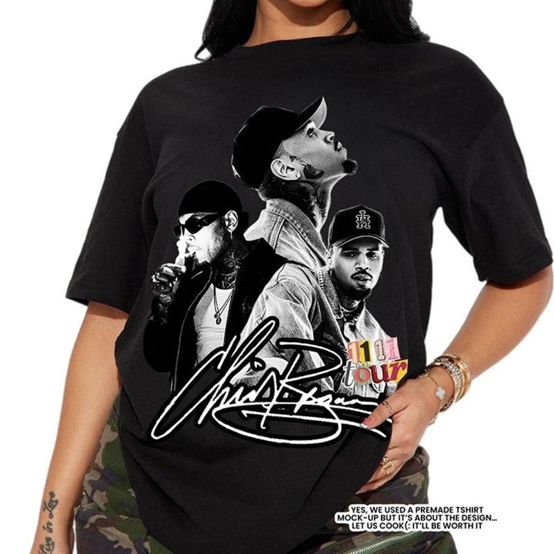 TikTok Shop Chris Brown Chris Brown Shirt Vintage Chris Brown T Shirt 11 11 Tour T Shirt