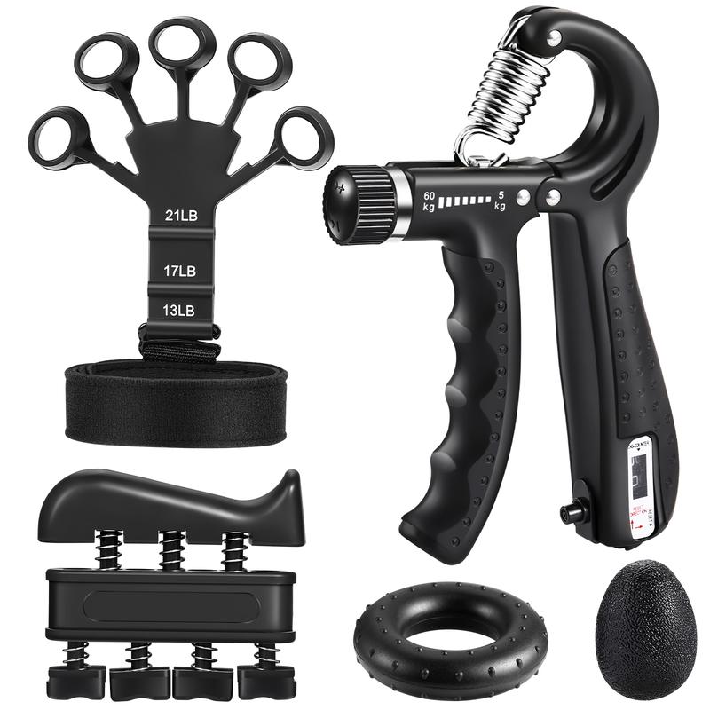 Grip Strength Trainer Kit (5 Pack), Including Finger Exerciser, Hand Grip Strengthener, Hand Extension, Stress Relief Ball, and Forearm Workout Ring 8 52fabc52f4304a83b38030feb264a9a9~tplv omjb5zjo8w resize jpeg:800:800