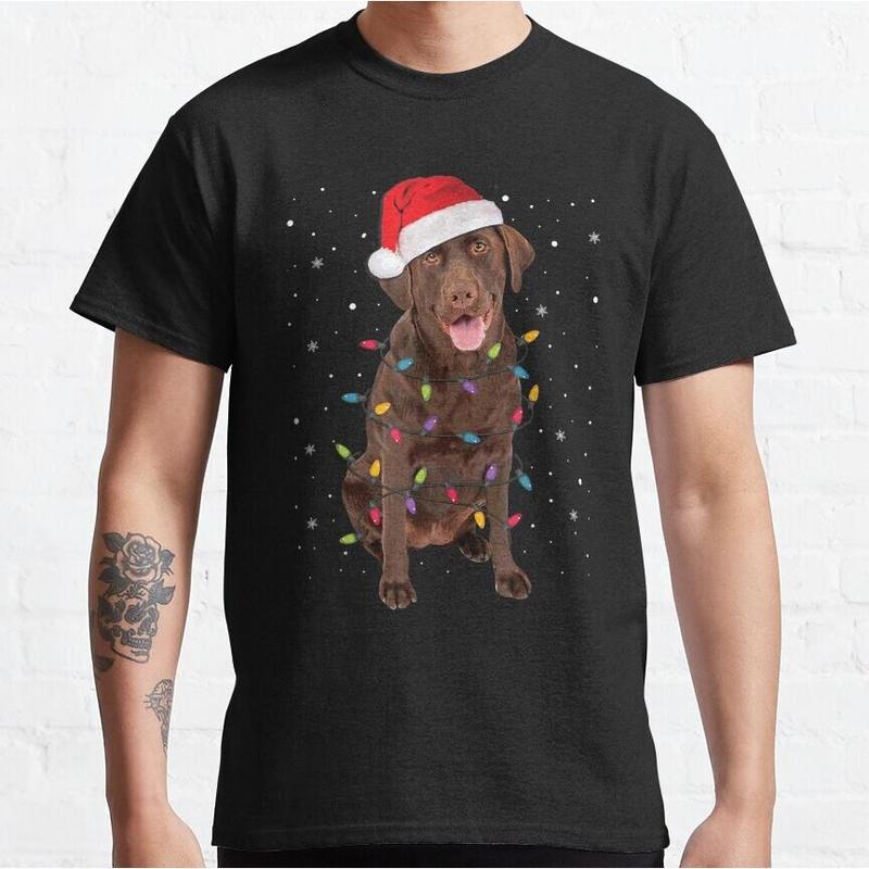 Christmas Labrador Retriever Dog Chocolate Lab Lover Gifts T-Shirt Christmas Labrador Retriever Dog Chocolate Lab Lover Gifts T-Shirt