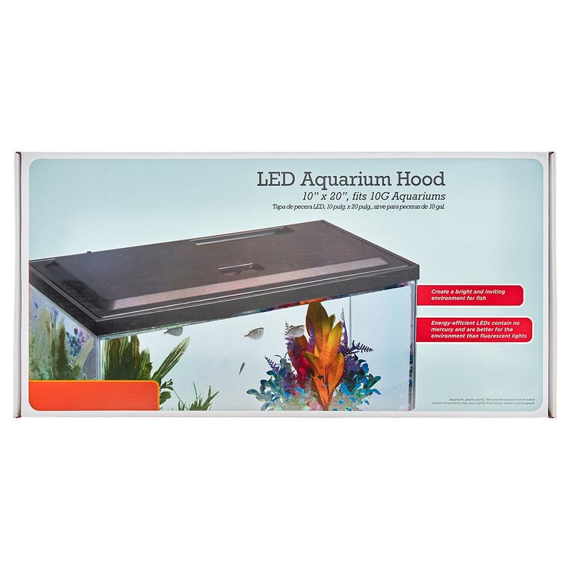 Fish aquarium installierten hoods