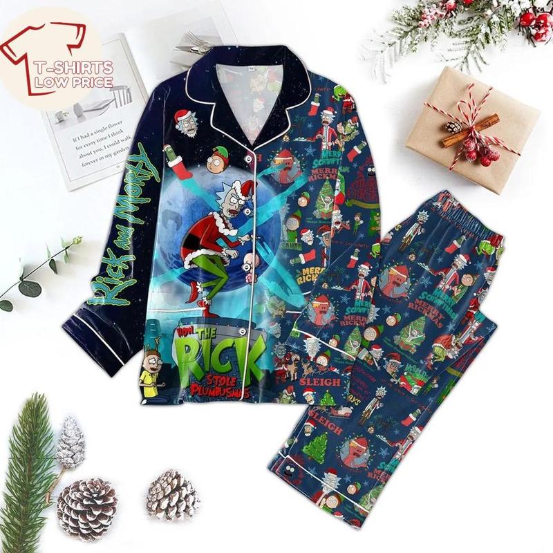 Rick and morty christmas pajamas sale