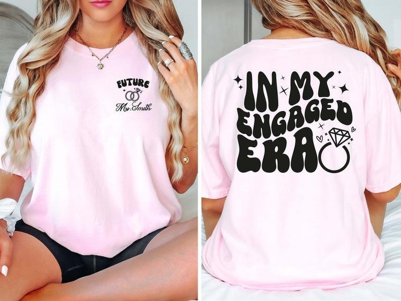 Womens Engaged Af T-Shirt - Bridal And Engagement Gift Womens Engaged Af T-Shirt - Bridal And Engagement Gift