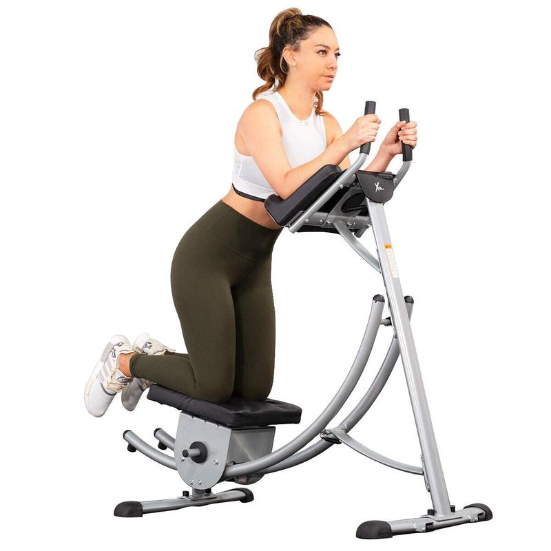 TikTok Shop Ab Machine Coaster Abdominal Crunch Trainer for Home Gym Core Workout Equipment