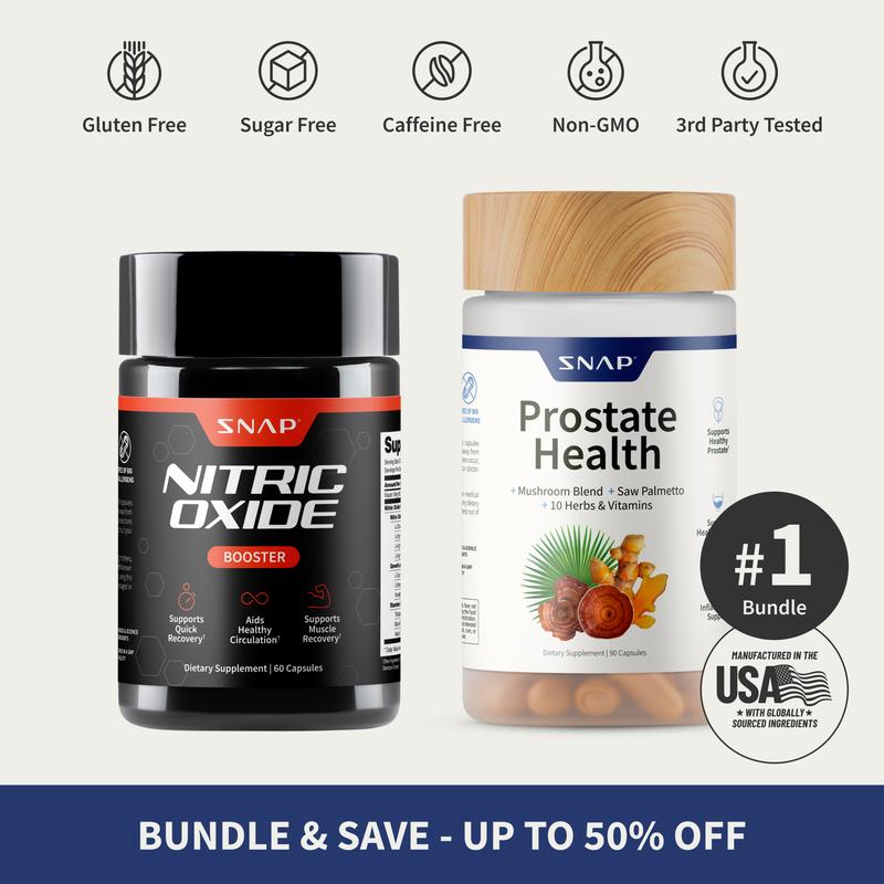 Prostate Health Bundle - Natural Supplement Capsules - Support Blood Circulation u0026 Prostate Health - TikTok Shop 상품 상세 - -