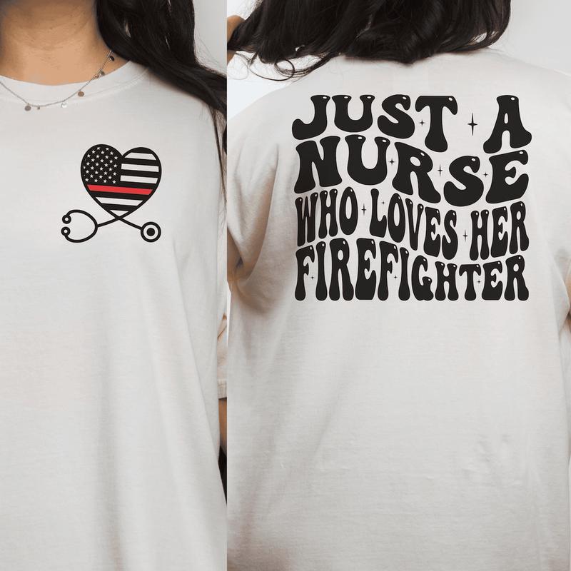 Nurse Life And Firefighter Wife Tshirt Nurse Life And Firefighter Wife Tshirt