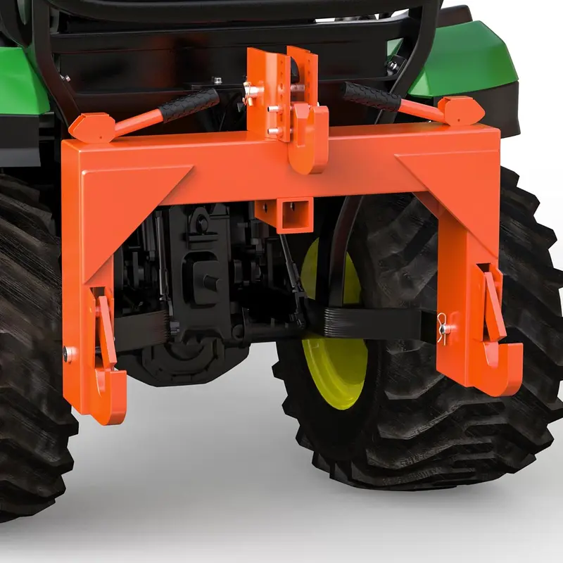 Product Introduction of YITAMOTOR 3 Point Quick Hitch Attachment for Category 1 Tractors. 3000LBS Heavy Duty 3 Pt Tractor Hitch with 2" Receiver. Adjustable 5 Level Bolt for Farm & Ranch Equipment 8