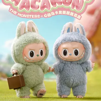 ぬいぐるみ THE MONSTERS LABUBU Sea Salt Coconut Pop Mart Labubu The Monsters Exciting Macaron Sea Salt