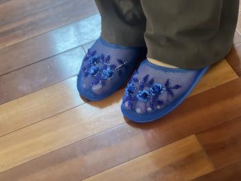 Product Review of Cammie Women's Floral Beaded Mesh Chinese Slippers Flip Flops Flip Flop from M** 🧿**︎ 0