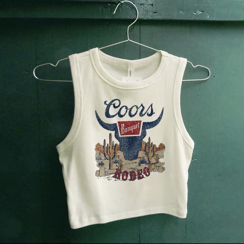 COORS Banquet Vintage Women's Crop Top sizes online