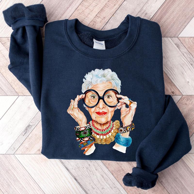 Iris apfel sweatshirt fashion