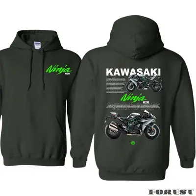 Selected Kawasaki Ninja Monster Hoodie TikTok Shop