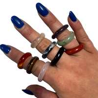 Natural Crystal Rings