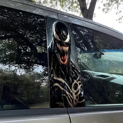 Upside Down Toothless Car Window Vinyl Decal Sticker 5 Inch Upside Down ...