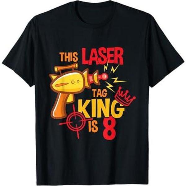 Kids 8 Year Old Laser Tag Birthday Party 8th Gift Shirt Kids 8 Year Old Laser Tag Birthday Party 8th Gift Shirt